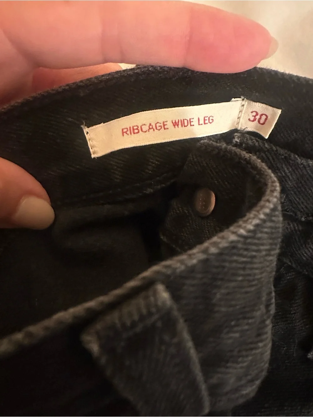 NWOT Levi’s ribcage wide leg